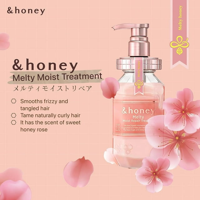🇯🇵 Japan &Honey Melty Shampoo & Conditioner Set &Honey Shampoo Conditioner Hair Oil &honey Hair Oil & honey Hair & hair oil Pack set