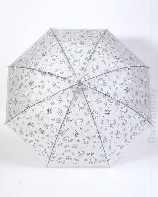 (Special offer while stocks last) Out of print 🇯🇵 Japan SANRIO Hello Kitty Latex White Long Handle Umbrella 60cm