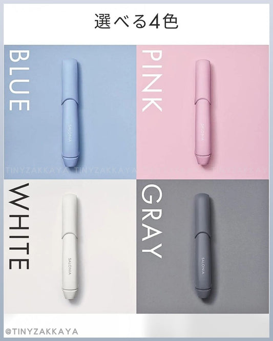 🇯🇵JAPAN ♥ SALONIA Cordless Hair Straightener 無線便攜直髮夾12mm \ 等到了SALONIA的無線離子夾!電池可拆可上飛機✈️ / サロニア コードレス ストレートアイロン 12mm ヘアアイロン モバイルバッテリー