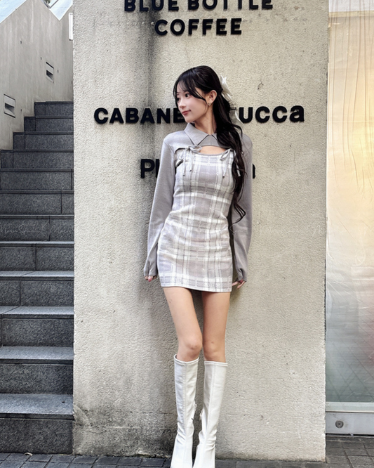 🇯🇵 JAPAN ♥
格紋小性感針織連身裙
🔎 ɪᴛᴇᴍ ɴᴏ.: SS-jgru13730