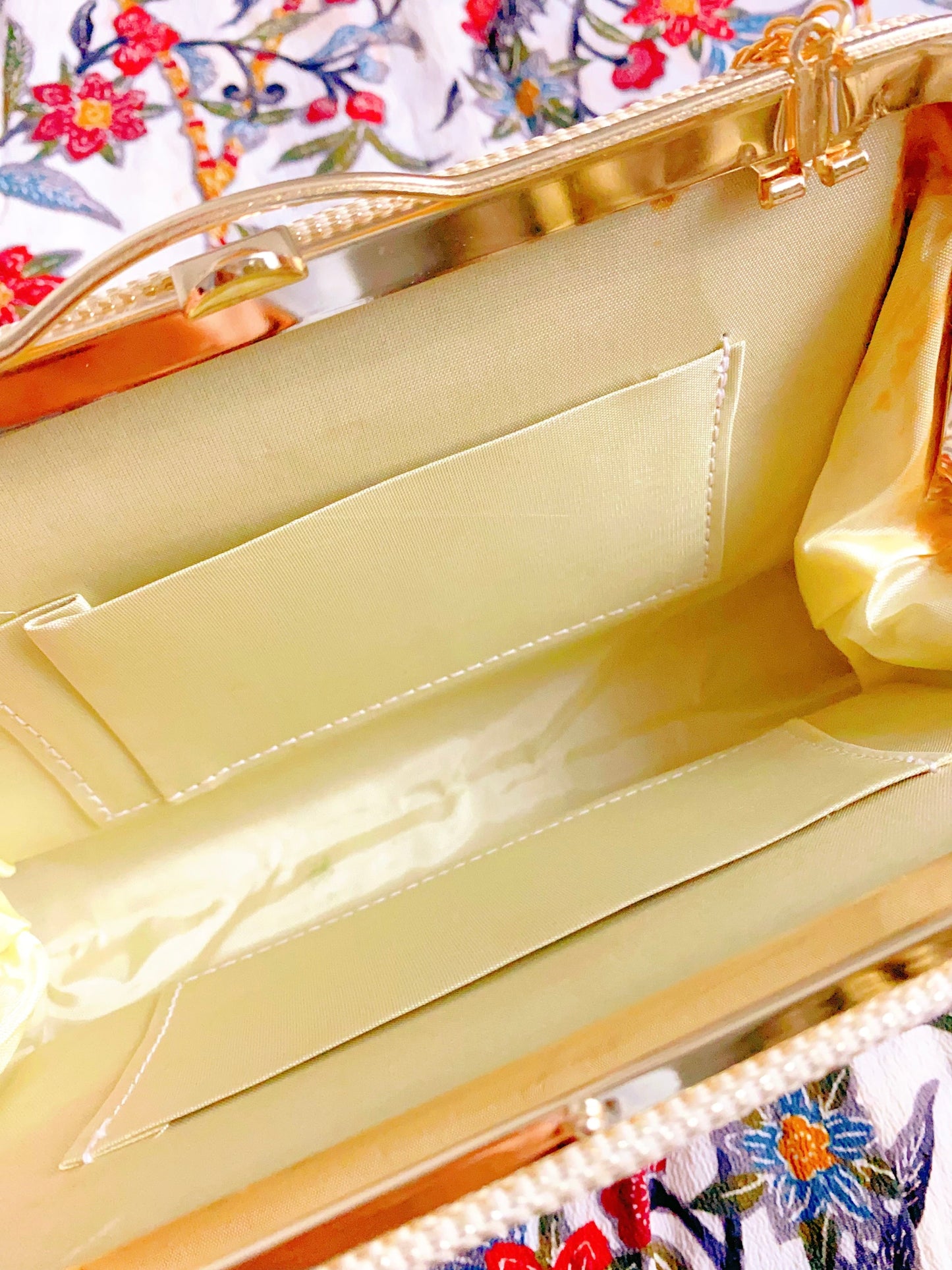 🇯🇵JAPAN Vintage ♡ Bags (Frame Purse/Frame Clutch/Kuchi Bag/Wallet)｜🇯🇵Japanese Vintage ♡ Bags (Kinran Nishijin-ori Wafuku Handbag/Kuchi Bag/Wallet)｜🔎 ss-vin337