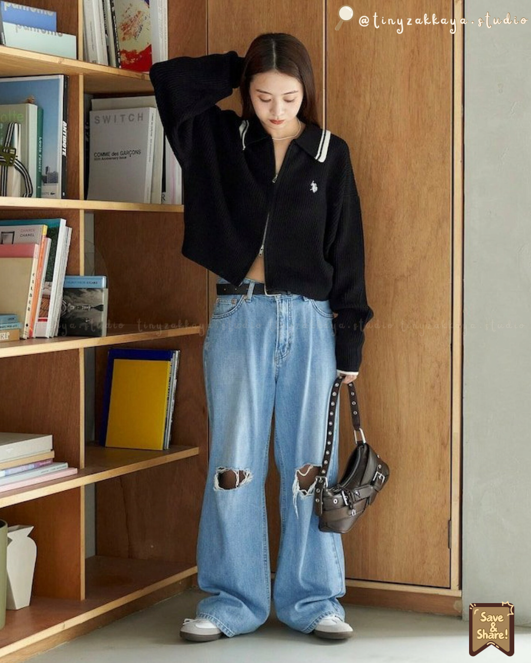 🇯🇵JAPAN ♥ 
U.S. POLO ASSN. Collar Line Knit
POLO Limited Edition Short Cute Preppy Cardigan ◍ Available in 4 colors 🧾 ITEM NO.：jrqd73810