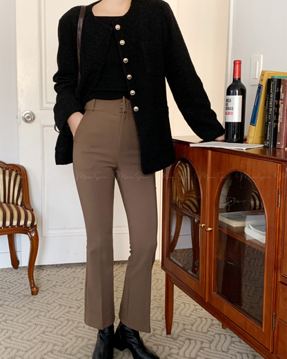 🇰🇷KOREA ♥ Unbalanced Off-Shoulder Knitwear ♥ Bestselling Cream Asymmetrical Off-Shoulder Knitwear (Available in 4 Colors) 🔎 ɪᴛᴇᴍ ɴᴏ：SS-KSS93544093