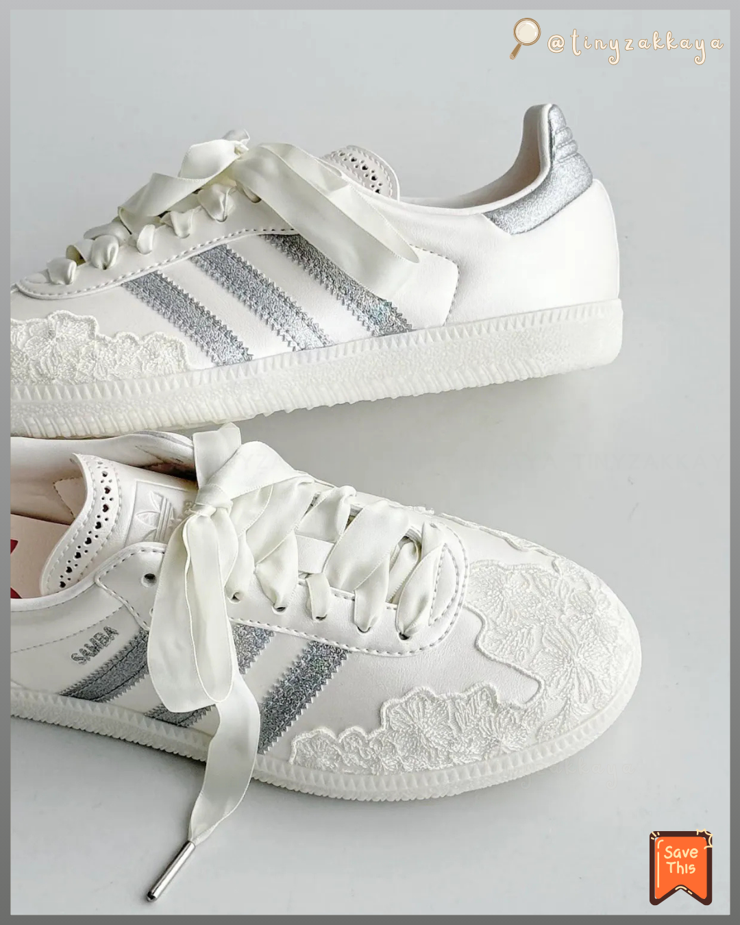 🇯🇵日本 ♥
ADIDAS SAMBA OG 2026年限定 Sneakers
白珠光蕾絲灰銀 銀蔥 奶油白 平底女鞋