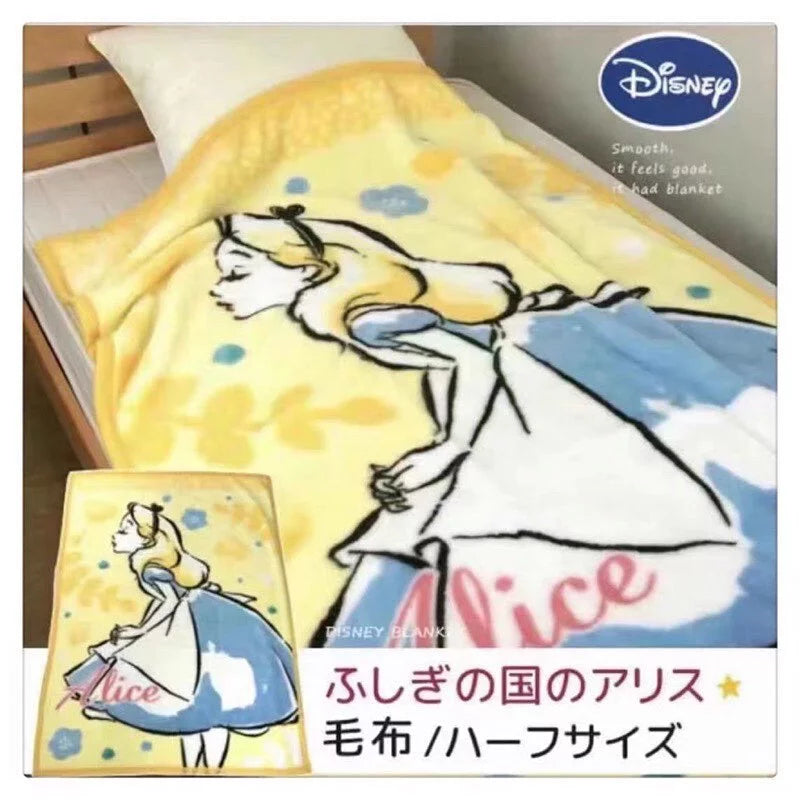 (While stocks last) 🇯🇵 Japan ALICE Super Soft Yellow Blanket 100x140cm Alice blanket アリス毛布