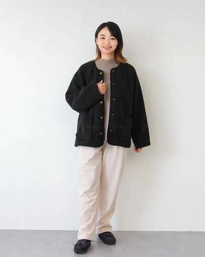 (UK🇬🇧)🇯🇵 JAPAN ♥ iro no hi Lambswool coat ♥ Lambswool Coat 🔎 ITEM NO：SS-JS25706