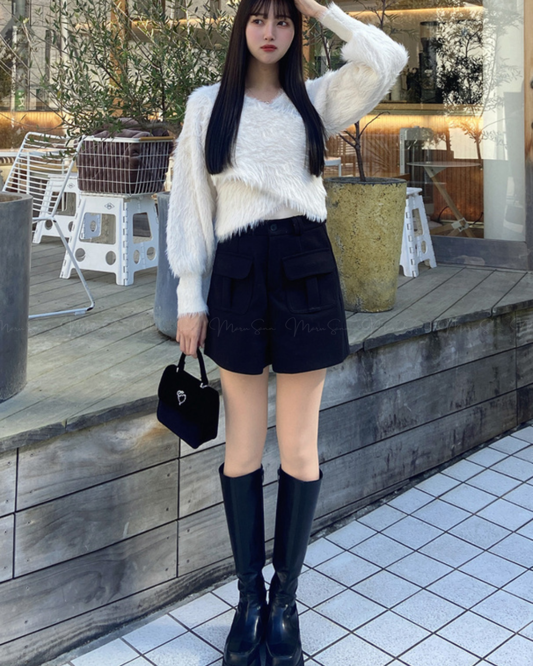 🇯🇵 JAPAN ♥ Cross Mohair Top (5 colors) 🔎 ITEM NO: SS-JGKZ4480