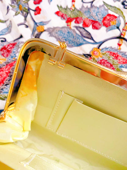 🇯🇵JAPAN Vintage ♡ Bags (Frame Purse/Frame Clutch/Kuchi Bag/Wallet)｜🇯🇵Japanese Vintage ♡ Bags (Kinran Nishijin-ori Wafuku Handbag/Kuchi Bag/Wallet)｜🔎 ss-vin337