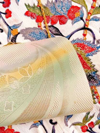 🇯🇵JAPAN Vintage ♡ Bags (Frame Purse/Frame Clutch/Kuchi Bag/Wallet)｜🇯🇵Japanese Vintage ♡ Bags (Kinran Nishijin-ori Wafuku Handbag/Kuchi Bag/Wallet)｜🔎 ss-vin337