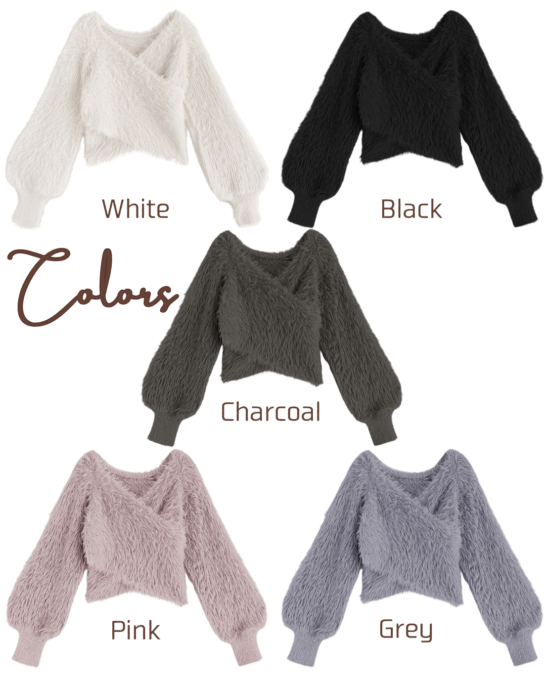 🇯🇵 JAPAN ♥ Cross Mohair Top (5 colors) 🔎 ITEM NO: SS-JGKZ4480