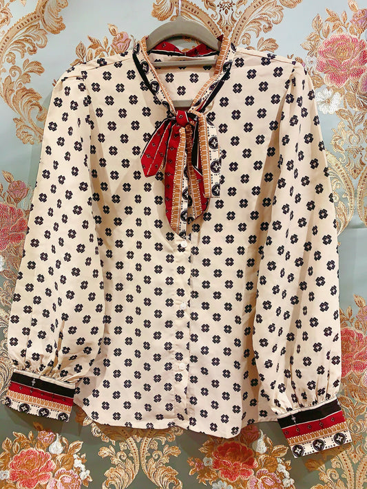 🇯🇵JAPAN｜Vintage Clothes ｜Japanese vintage floral shirt｜🔎 ss-vin210