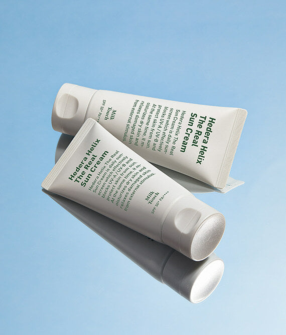 🇰🇷韓國｜敏感肌適用，水潤不厚重｜MILK TOUCH Hedera Helix The Real Sun Cream 常春藤保濕溫和真水感防曬霜PF50+PA++++ (50ml) 밀크터치서양송악 더 리얼 선크림