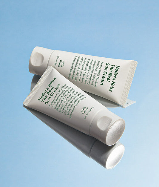 🇰🇷韓國｜敏感肌適用，水潤不厚重｜MILK TOUCH Hedera Helix The Real Sun Cream 常春藤保濕溫和真水感防曬霜PF50+PA++++ (50ml) 밀크터치서양송악 더 리얼 선크림